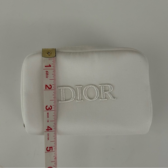 DIOR White Silver Make-up Cosmetic toiletrie pouch bag - Picture 6 of 9